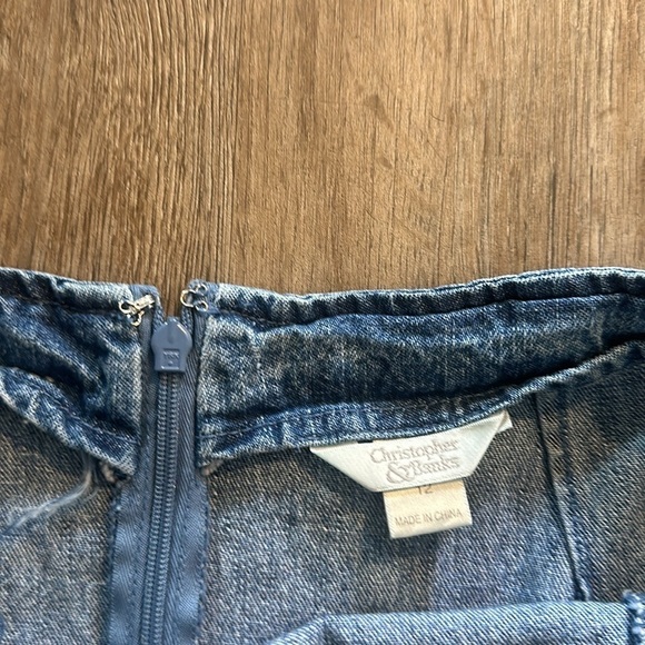 CHRISTOPHER AND BANKS JEAN DRESS - Picture 4 of 5